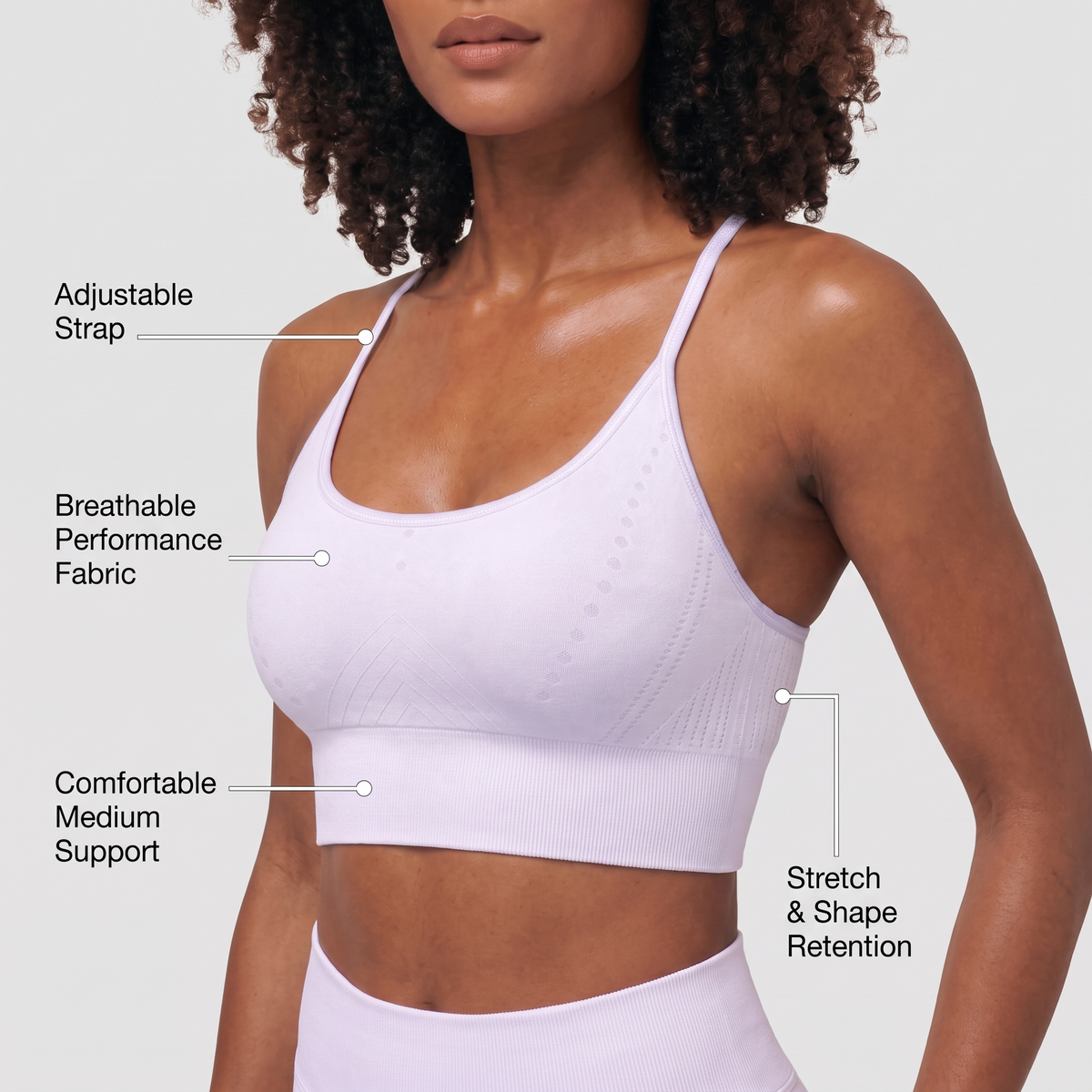 CoreFit Seamless Sports Bra - 3-Pack