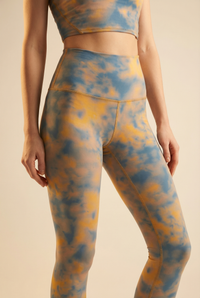 Tie-Dye Printed Yoga Legging