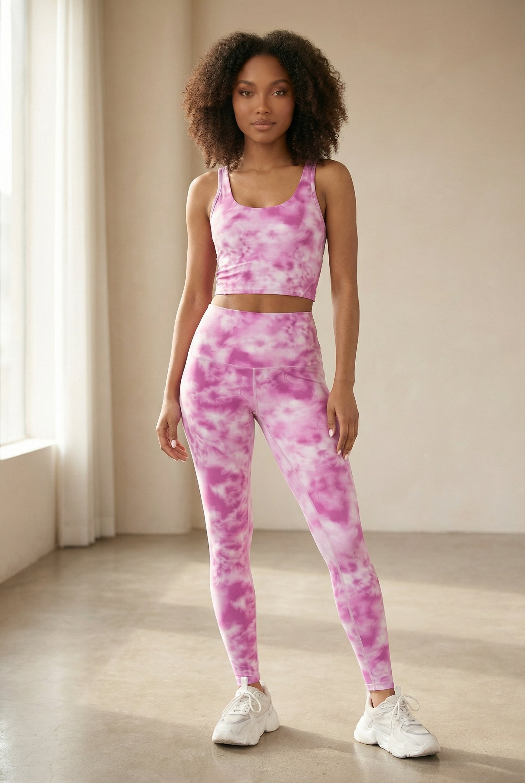 Tie-Dye Printed Yoga Legging