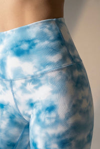 Tie-Dye Printed Yoga Legging