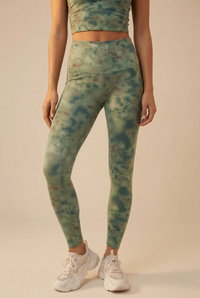 Tie-Dye Printed Yoga Legging