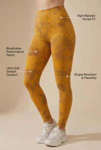 Tie-Dye Printed Lift High-Waist Legging