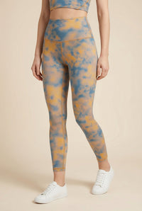 Tie-Dye Printed Yoga Legging