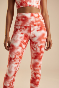Tie-Dye Printed Yoga Legging