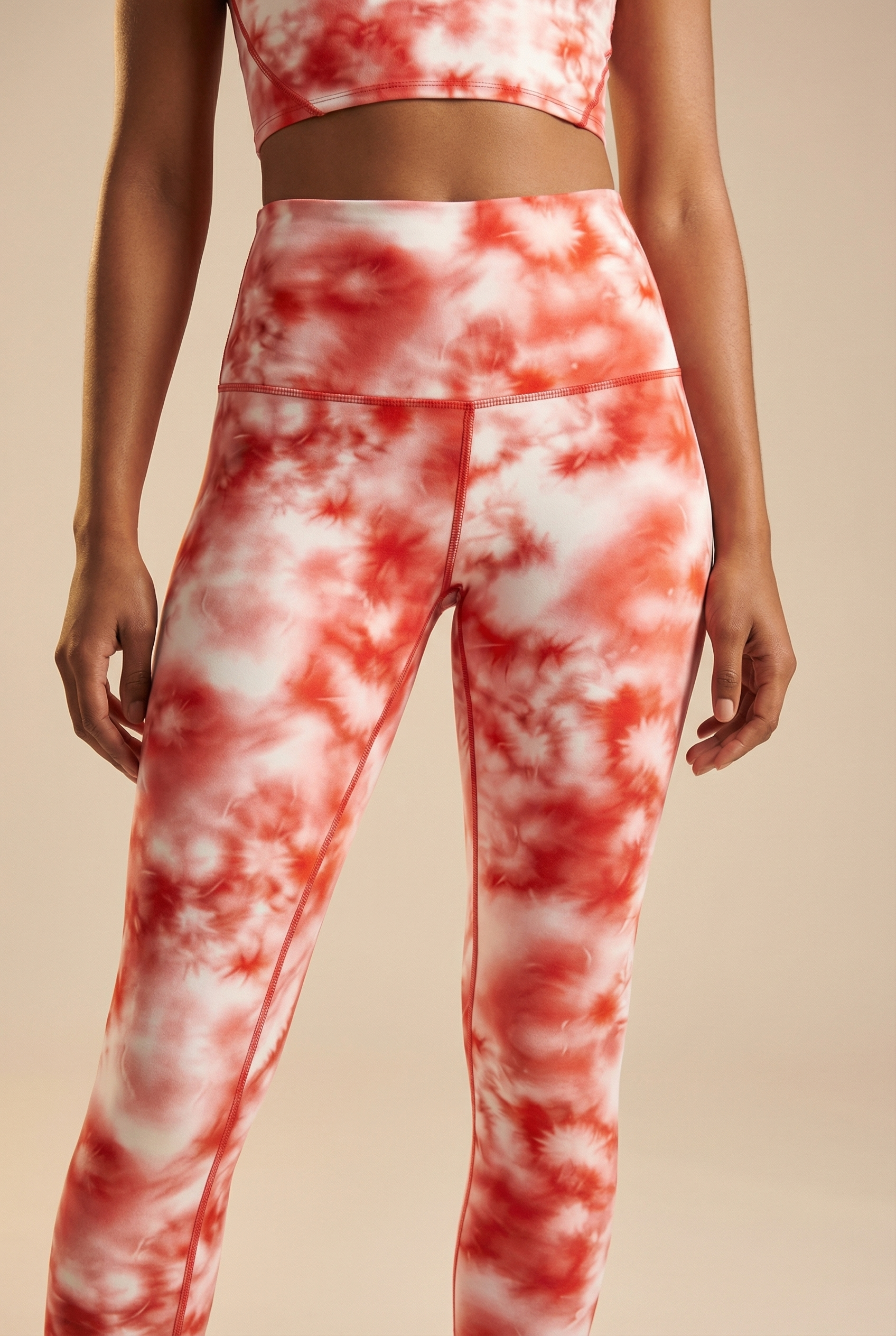 Tie-Dye Printed Yoga Legging