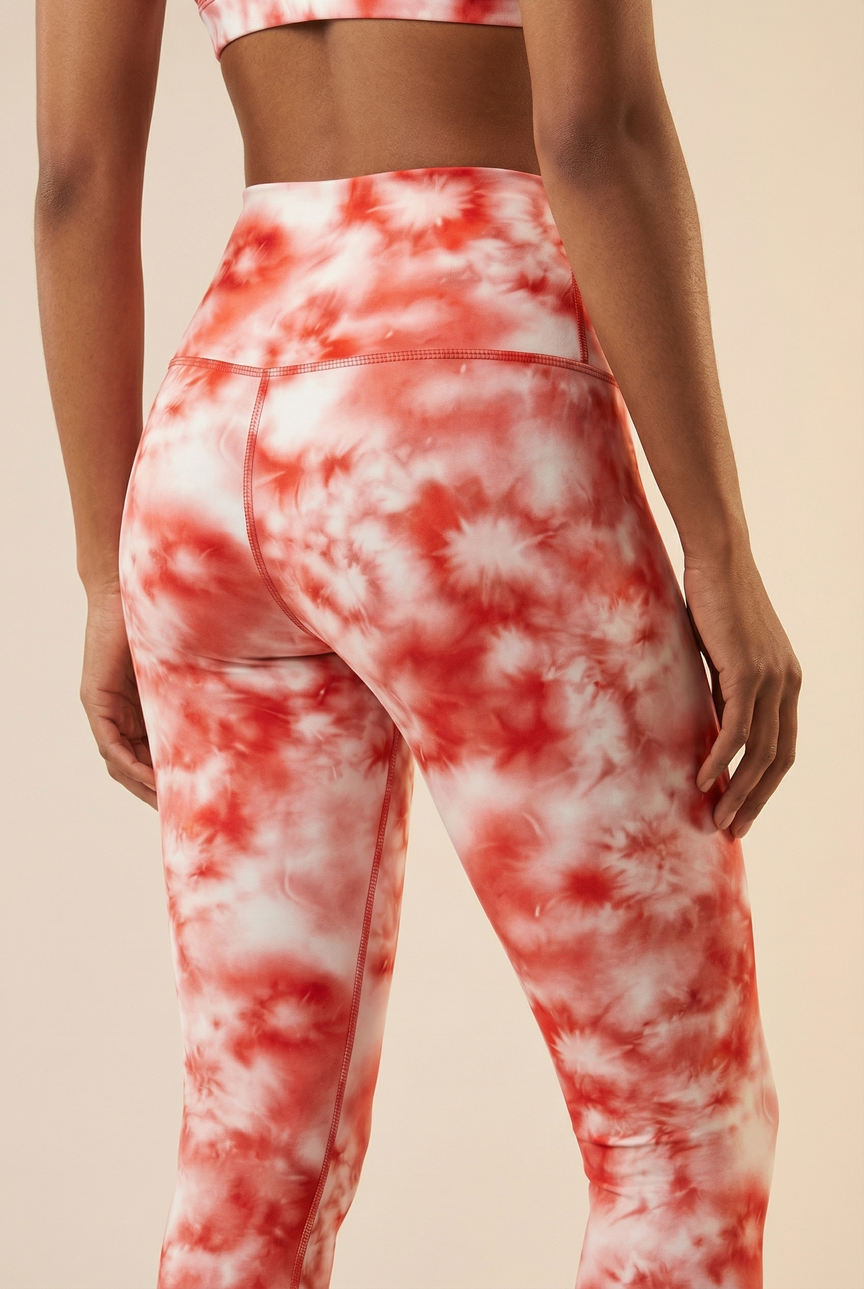 Tie-Dye Printed Yoga Legging