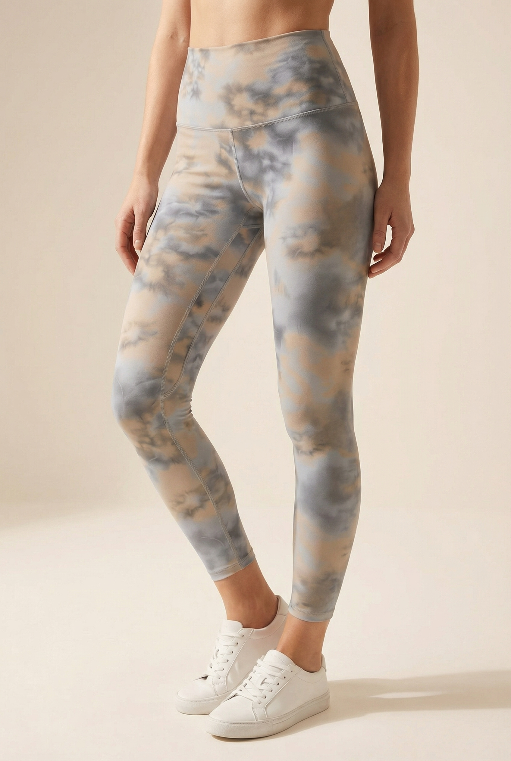 Tie-Dye Printed Yoga Legging