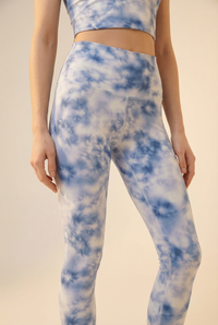 Tie-Dye Printed Yoga Legging