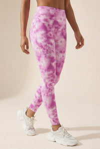 Tie-Dye Printed Yoga Legging