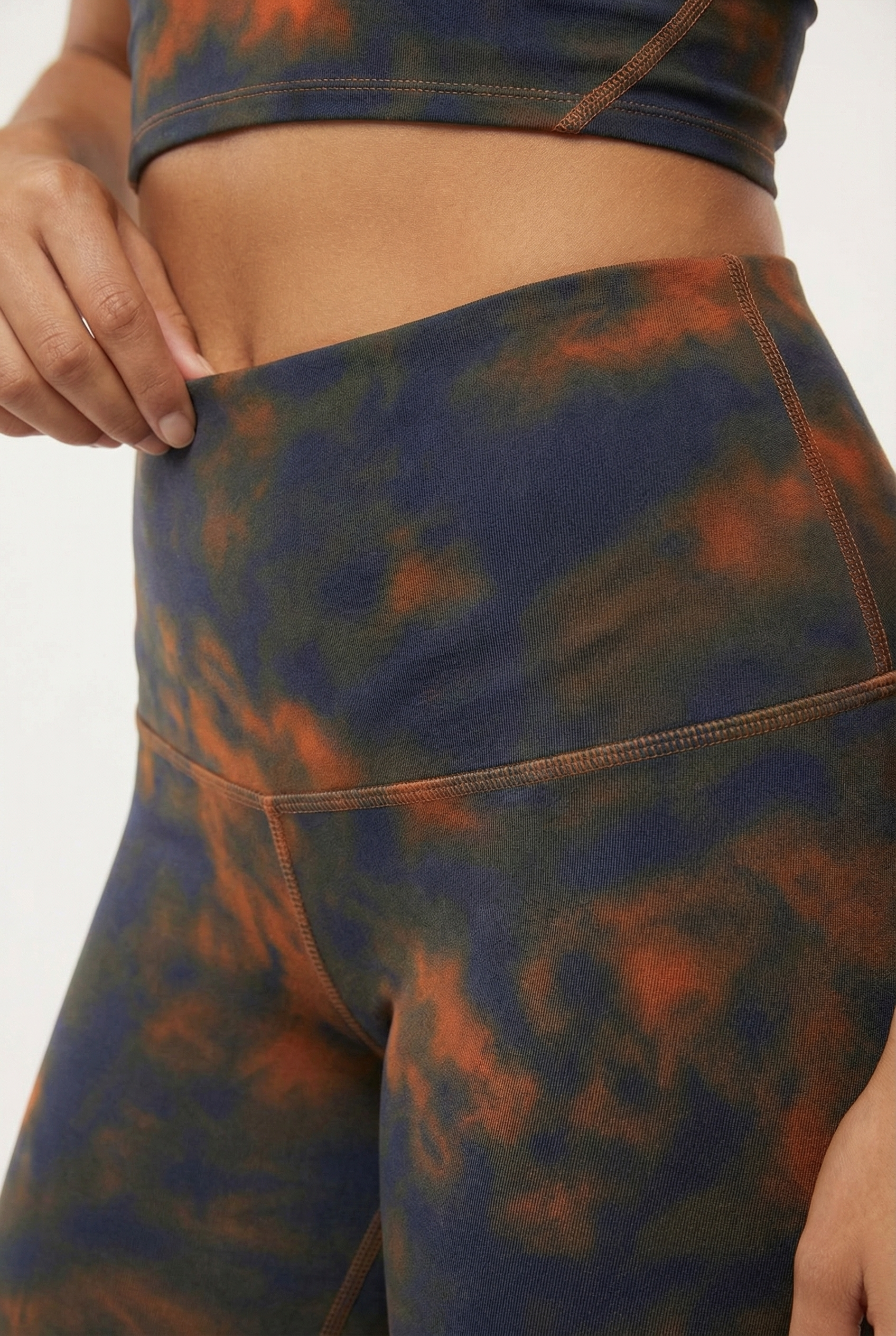Tie-Dye Printed Yoga Legging