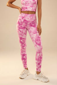 Tie-Dye Printed Yoga Legging