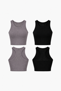 2-Pack CoreFit Racerback Sports Bra Apparel & Accessories > Activewear > Sports Bras > Multi-Packs by Profit Outfits