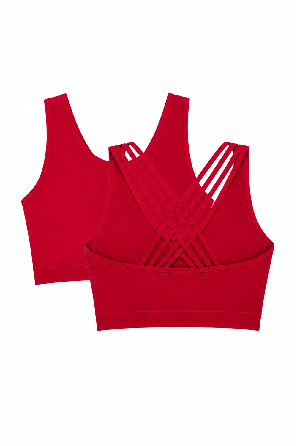 2-Pack CoreFit Racerback Sports Bra Apparel & Accessories > Activewear > Sports Bras > Multi-Packs by Profit Outfits