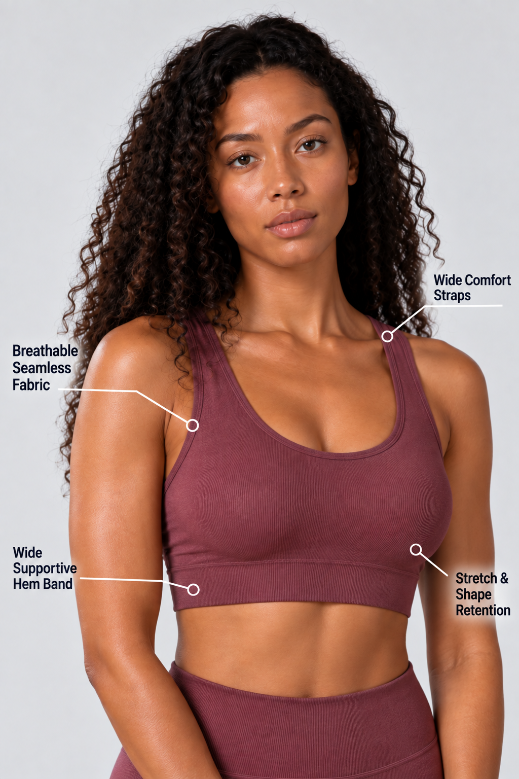 2-Pack CoreFit Racerback Sports Bra Apparel & Accessories > Activewear > Sports Bras > Multi-Packs by Profit Outfits