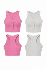 2-Pack CoreFit Racerback Sports Bra Apparel & Accessories > Activewear > Sports Bras > Multi-Packs by Profit Outfits