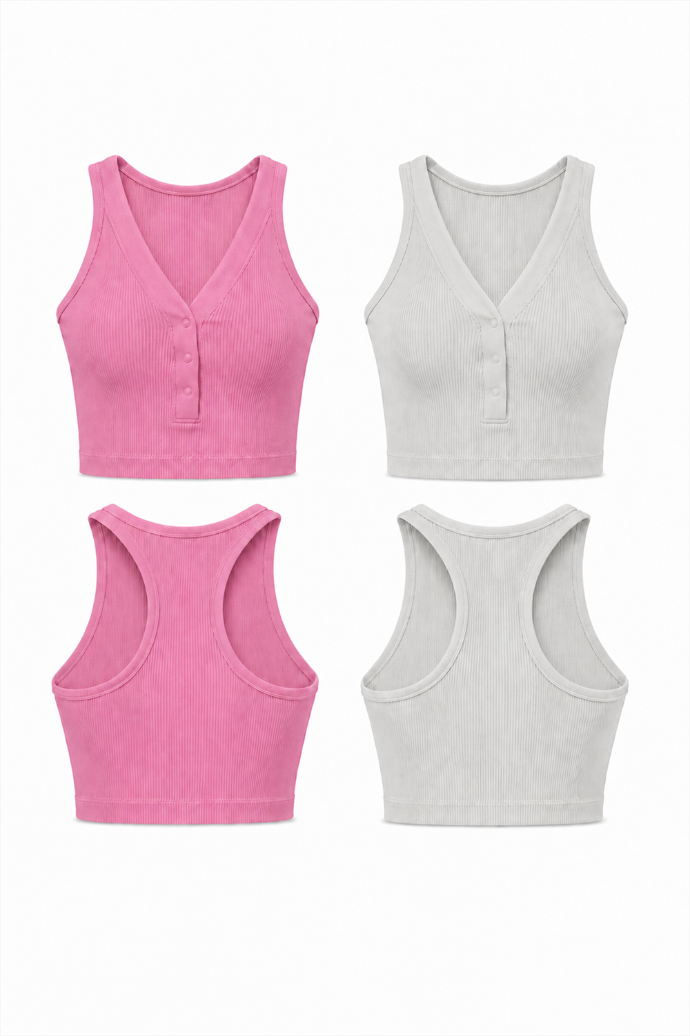 2-Pack CoreFit Racerback Sports Bra Apparel & Accessories > Activewear > Sports Bras > Multi-Packs by Profit Outfits