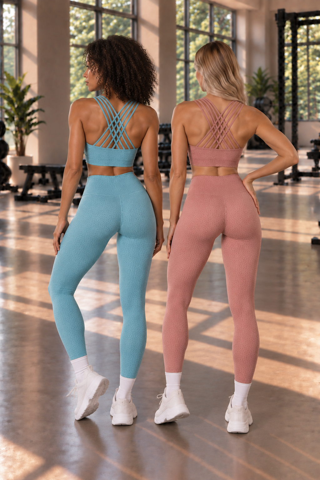CoreFit Seamless Sports Bra - 2-Pack in Sage / Atmosphere