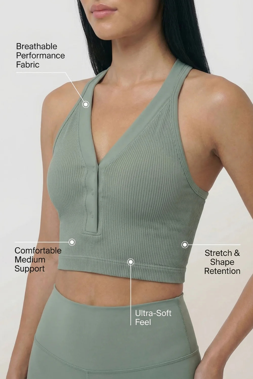 2-Pack CoreFit Racerback Sports Bra Apparel & Accessories > Activewear > Sports Bras > Multi-Packs by Profit Outfits