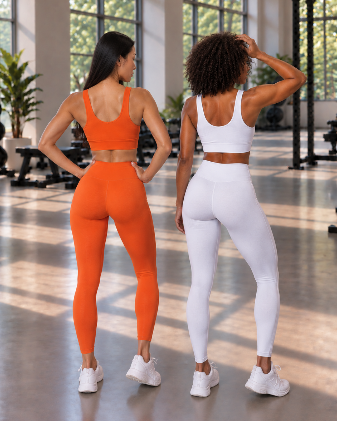 CoreFit Seamless Sports Bra - 2-Pack in Lemon Drop / White