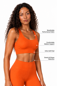 CoreFit Seamless Sports Bra - 2-Pack in Lemon Drop / White