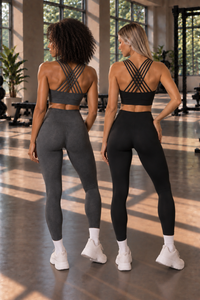 CoreFit Seamless Sports Bra - 2-Pack in Urban Chic / Black
