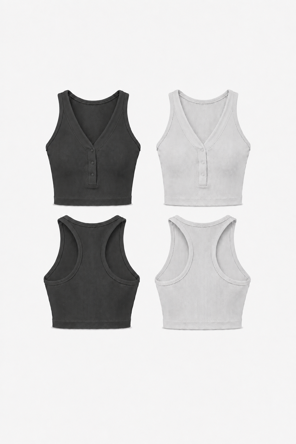 2-Pack CoreFit Racerback Sports Bra Apparel & Accessories > Activewear > Sports Bras > Multi-Packs by Profit Outfits