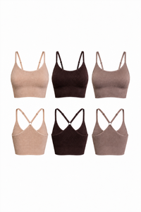 3-Pack CoreFit Racerback Sports Bra Apparel & Accessories > Activewear > Sports Bras > Multi-Packs by Profit Outfits
