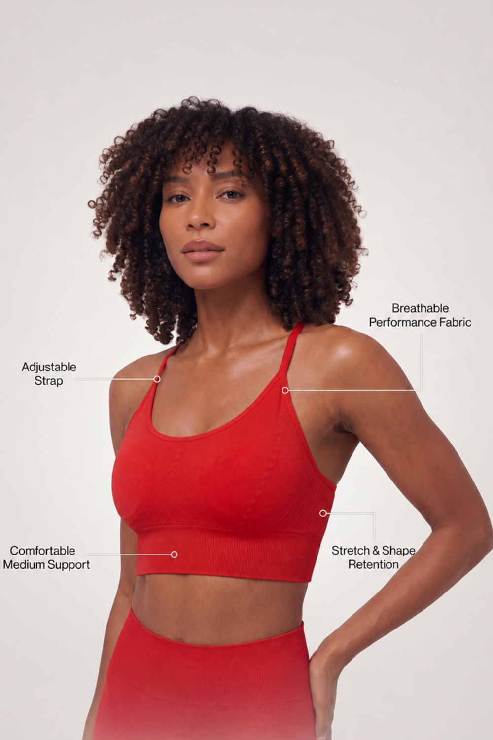 3-Pack CoreFit Racerback Sports Bra Apparel & Accessories > Activewear > Sports Bras > Multi-Packs by Profit Outfits