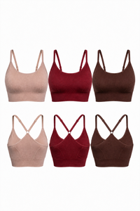 3-Pack CoreFit Racerback Sports Bra Apparel & Accessories > Activewear > Sports Bras > Multi-Packs by Profit Outfits