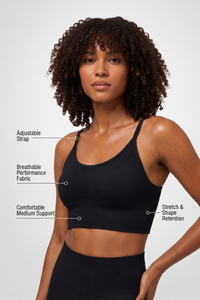 3-Pack CoreFit Racerback Sports Bra Apparel & Accessories > Activewear > Sports Bras > Multi-Packs by Profit Outfits