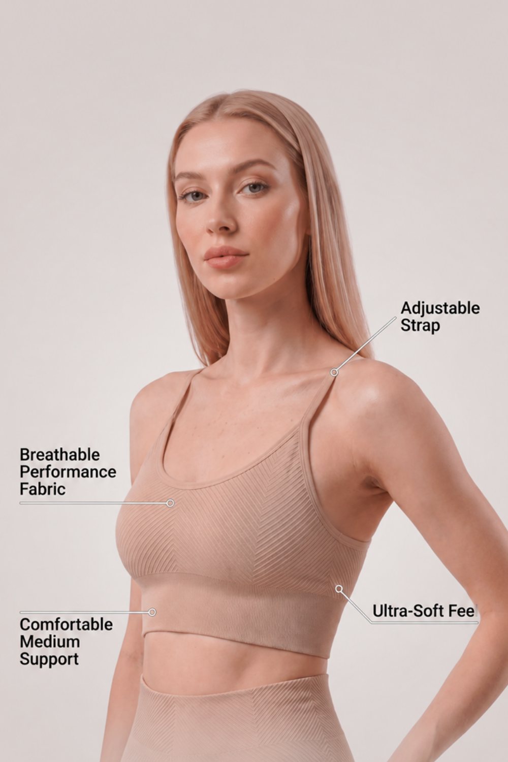 3-Pack CoreFit Racerback Sports Bra Apparel & Accessories > Activewear > Sports Bras > Multi-Packs by Profit Outfits