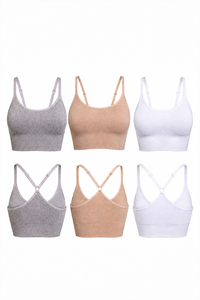 3-Pack CoreFit Racerback Sports Bra Apparel & Accessories > Activewear > Sports Bras > Multi-Packs by Profit Outfits