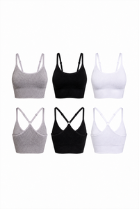 3-Pack CoreFit Racerback Sports Bra Apparel & Accessories > Activewear > Sports Bras > Multi-Packs by Profit Outfits