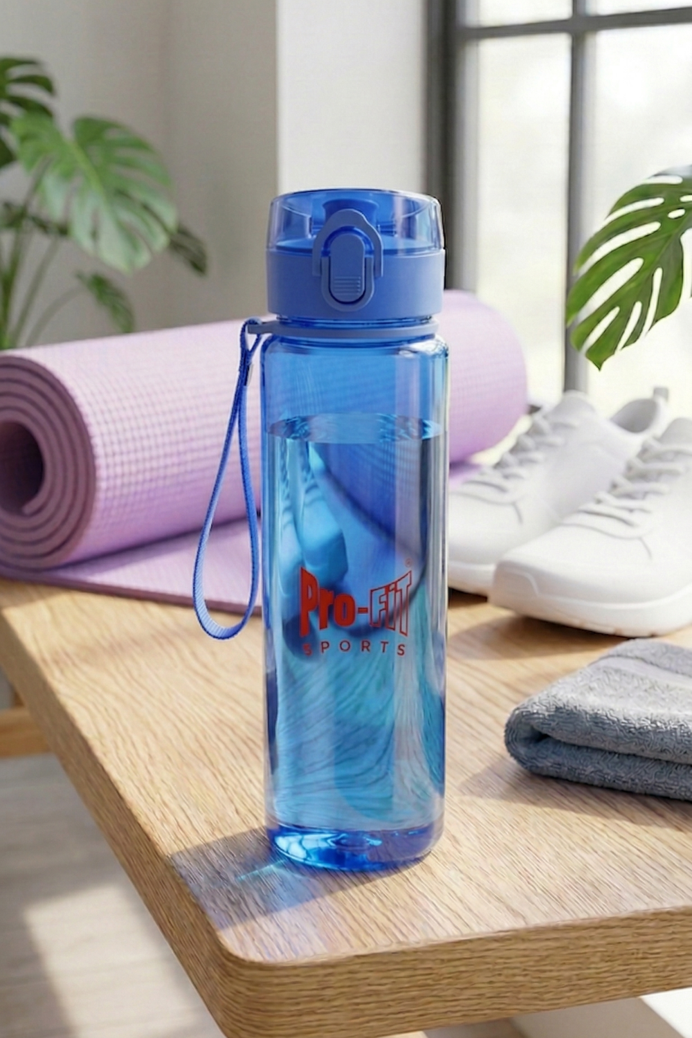 Clear Studio Water Bottle - Blue
