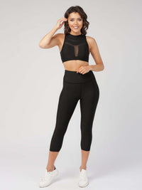 Contour High-Waist Capri Legging