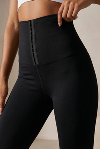 Contour Hook-Front High-Waist Legging