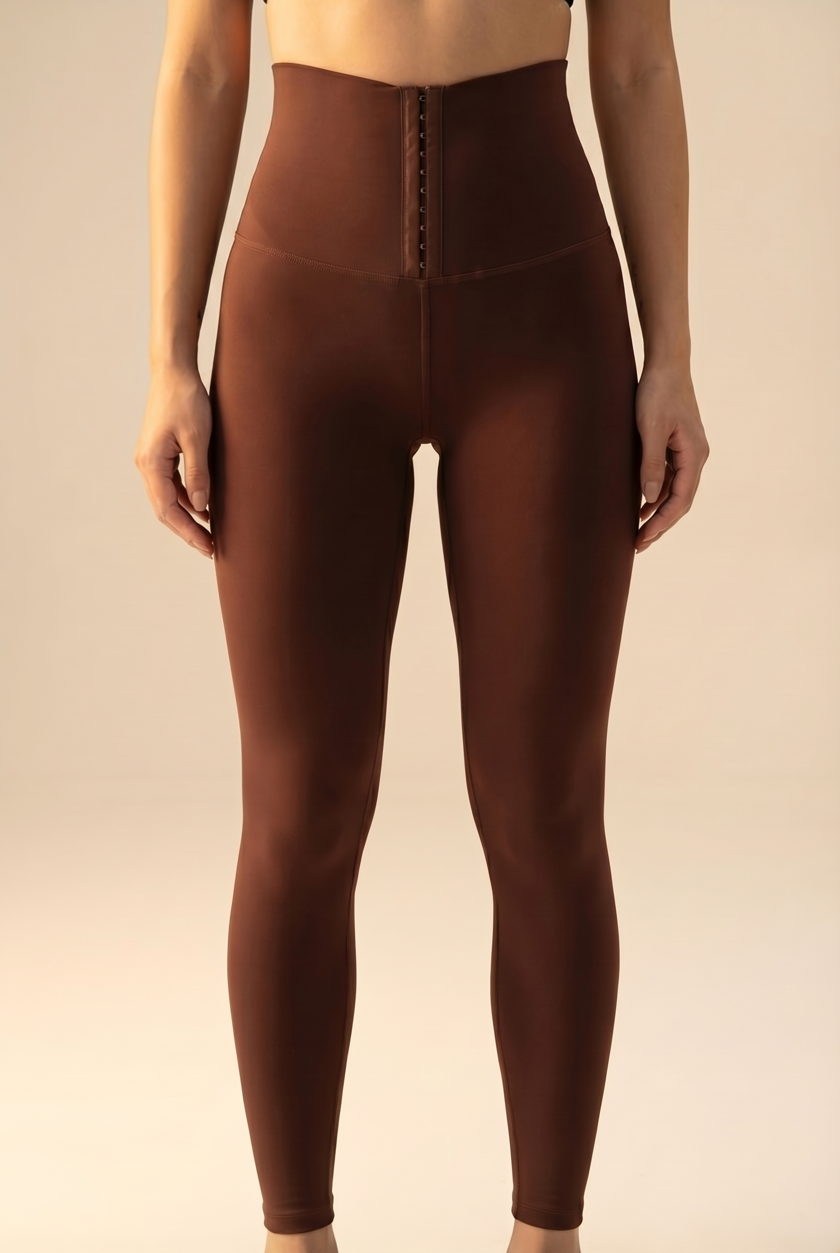 Contour Hook-Front High-Waist Legging
