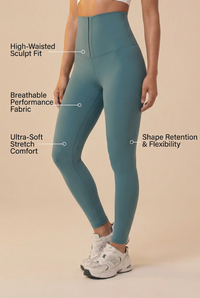 Contour Hook-Front High-Waist Legging