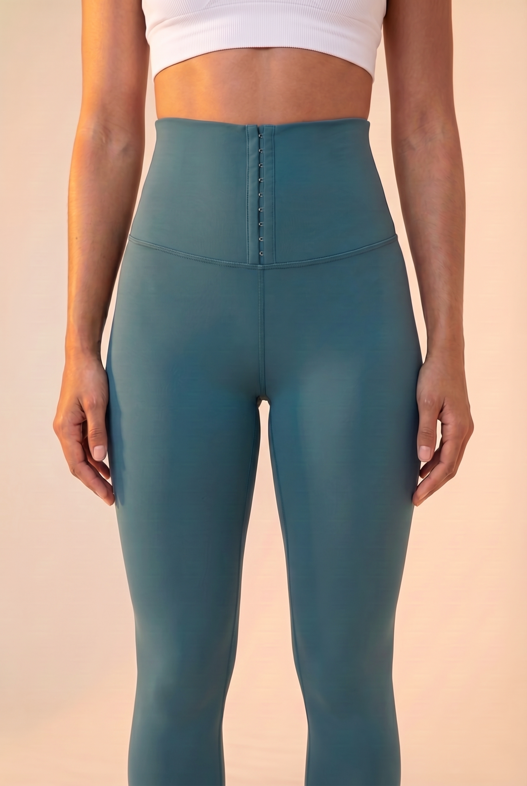 Contour Hook-Front High-Waist Legging