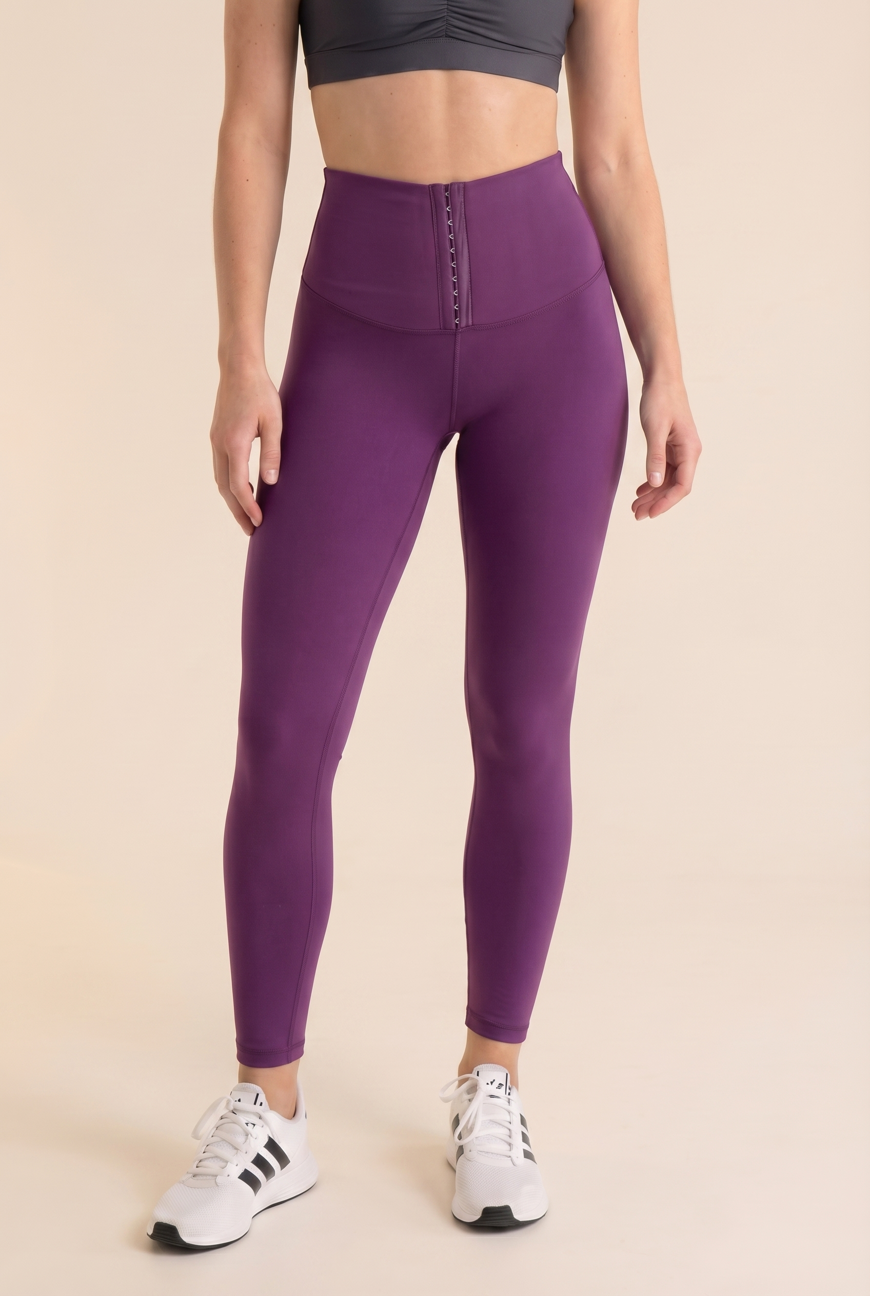 Contour Hook-Front High-Waist Legging