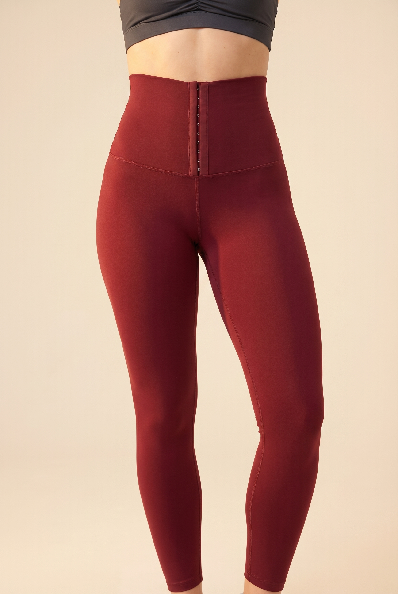 Contour Hook-Front High-Waist Legging