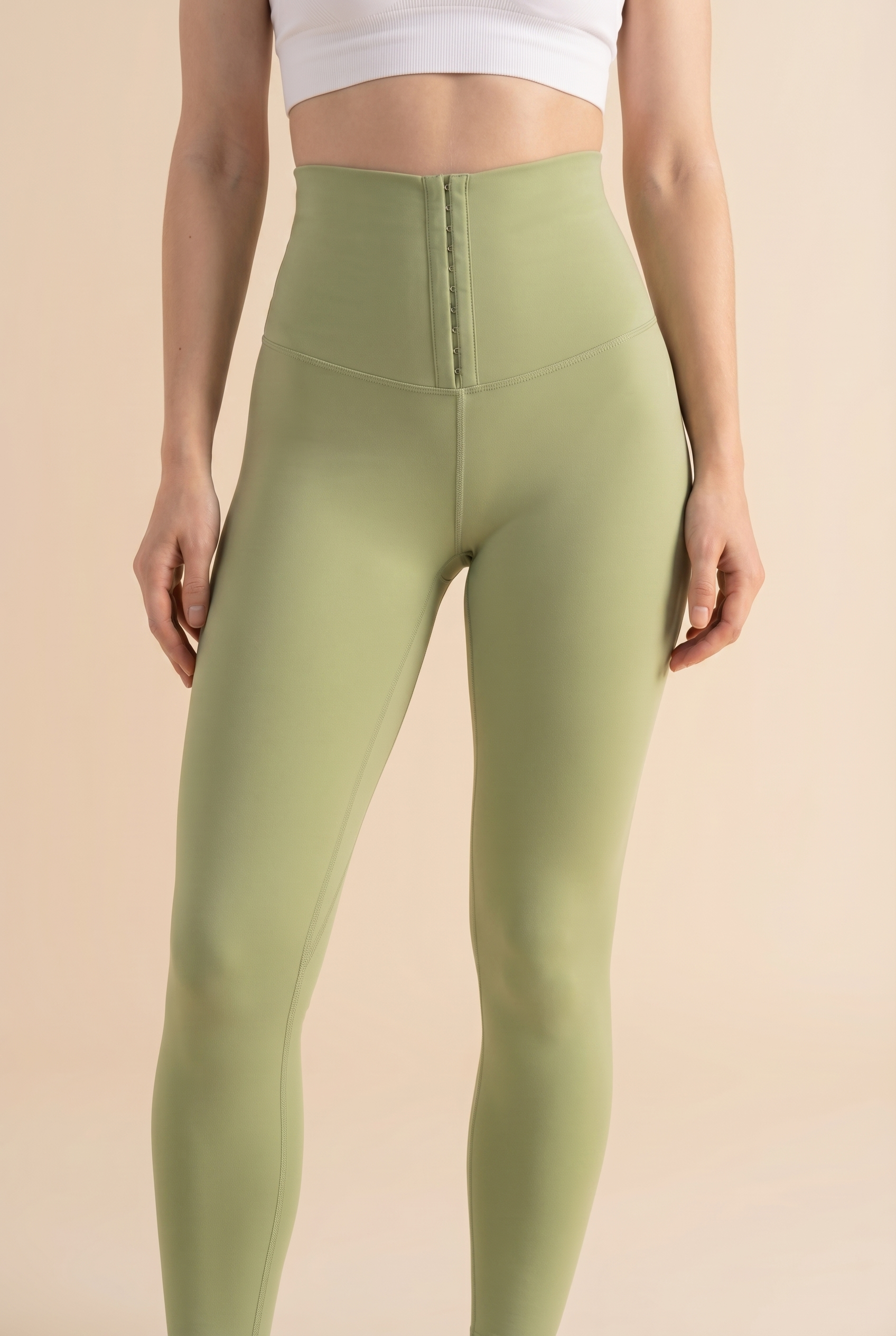 Contour Hook-Front High-Waist Legging