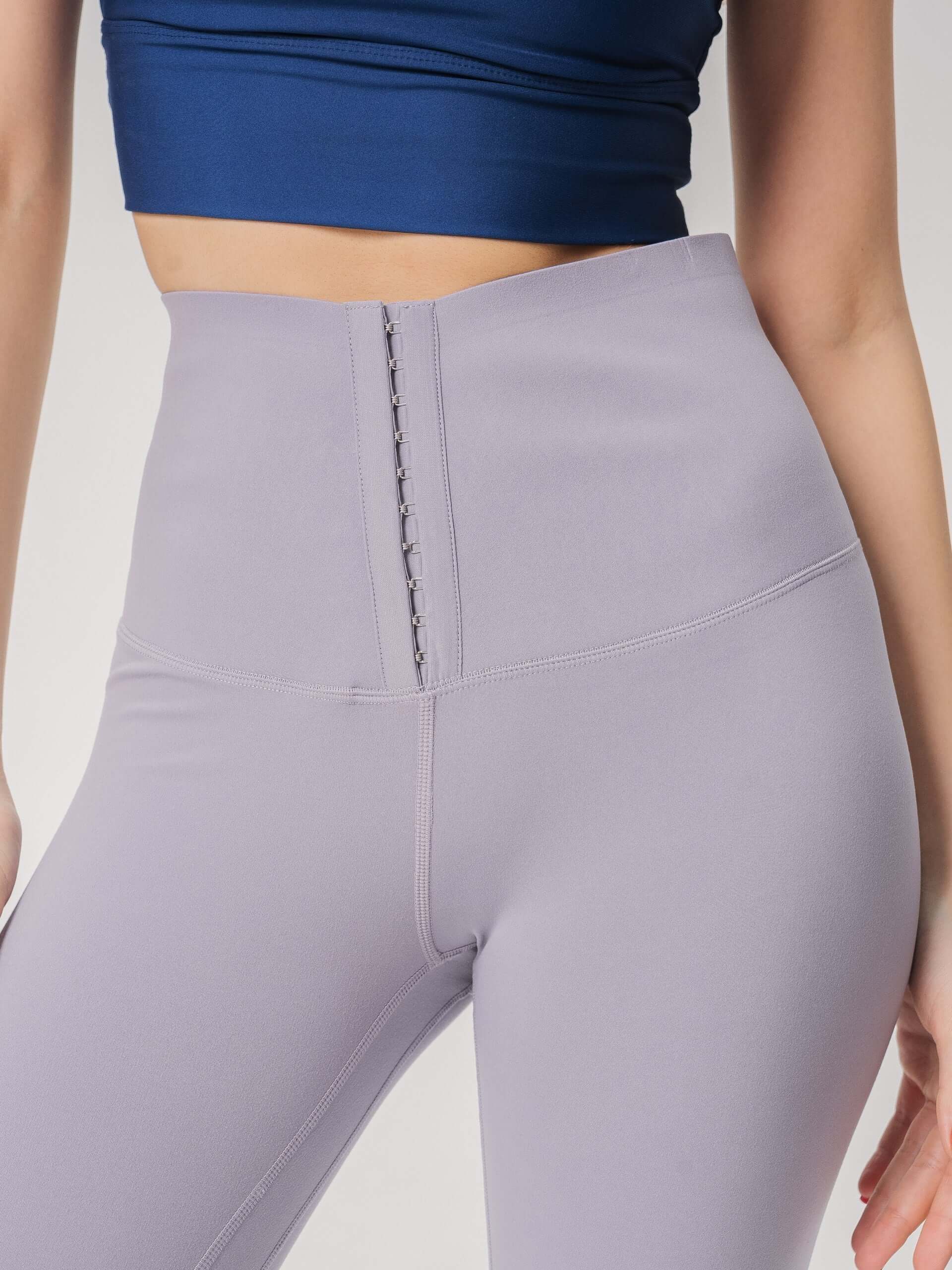 Contour Hook-Front High-Waist Legging