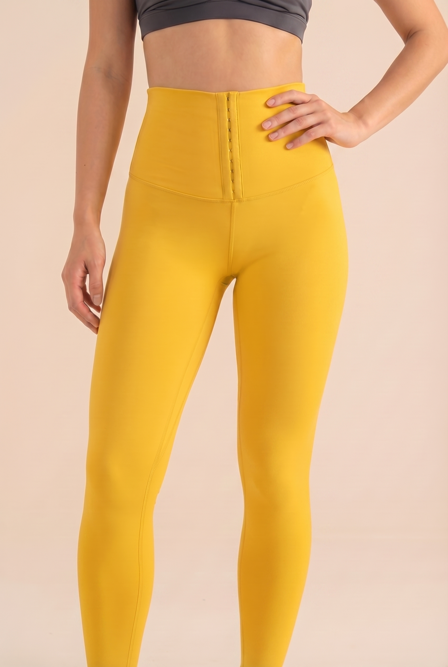 Contour Hook-Front High-Waist Legging