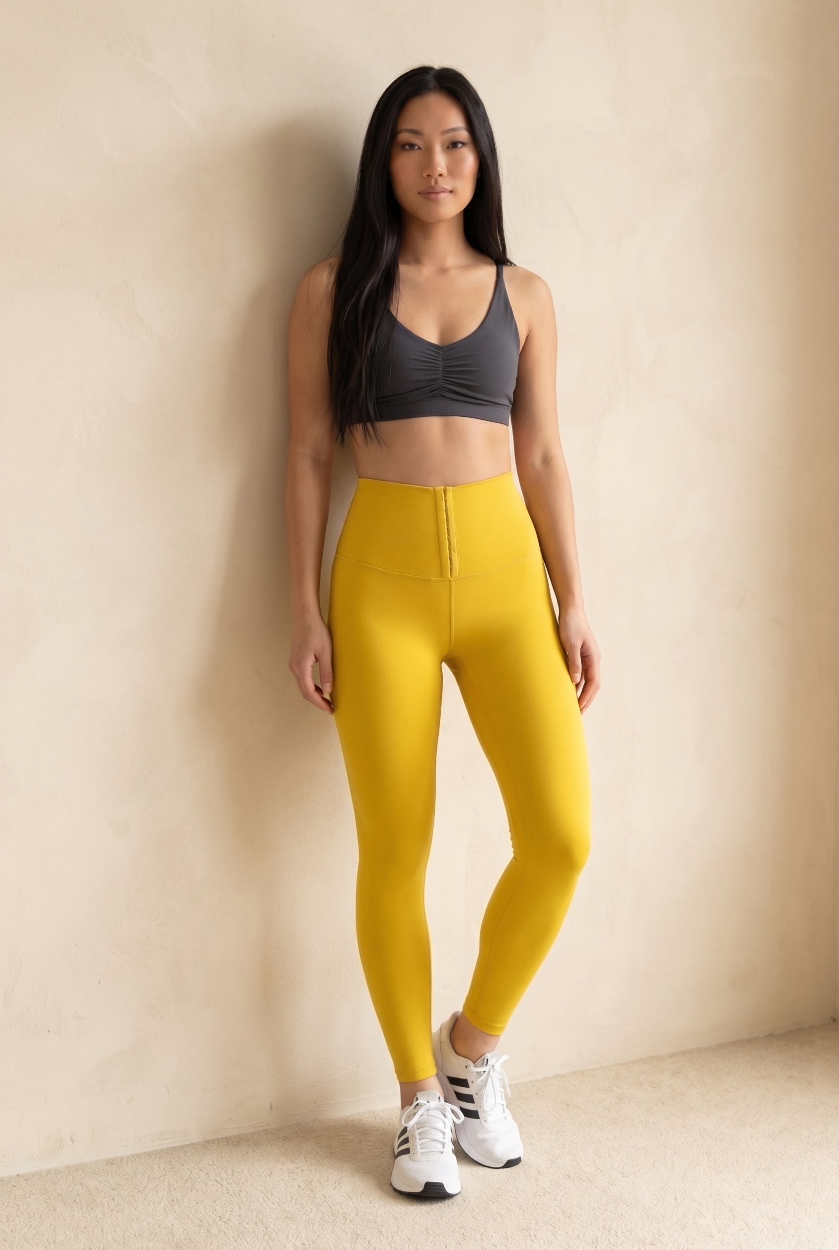 Contour Hook-Front High-Waist Legging