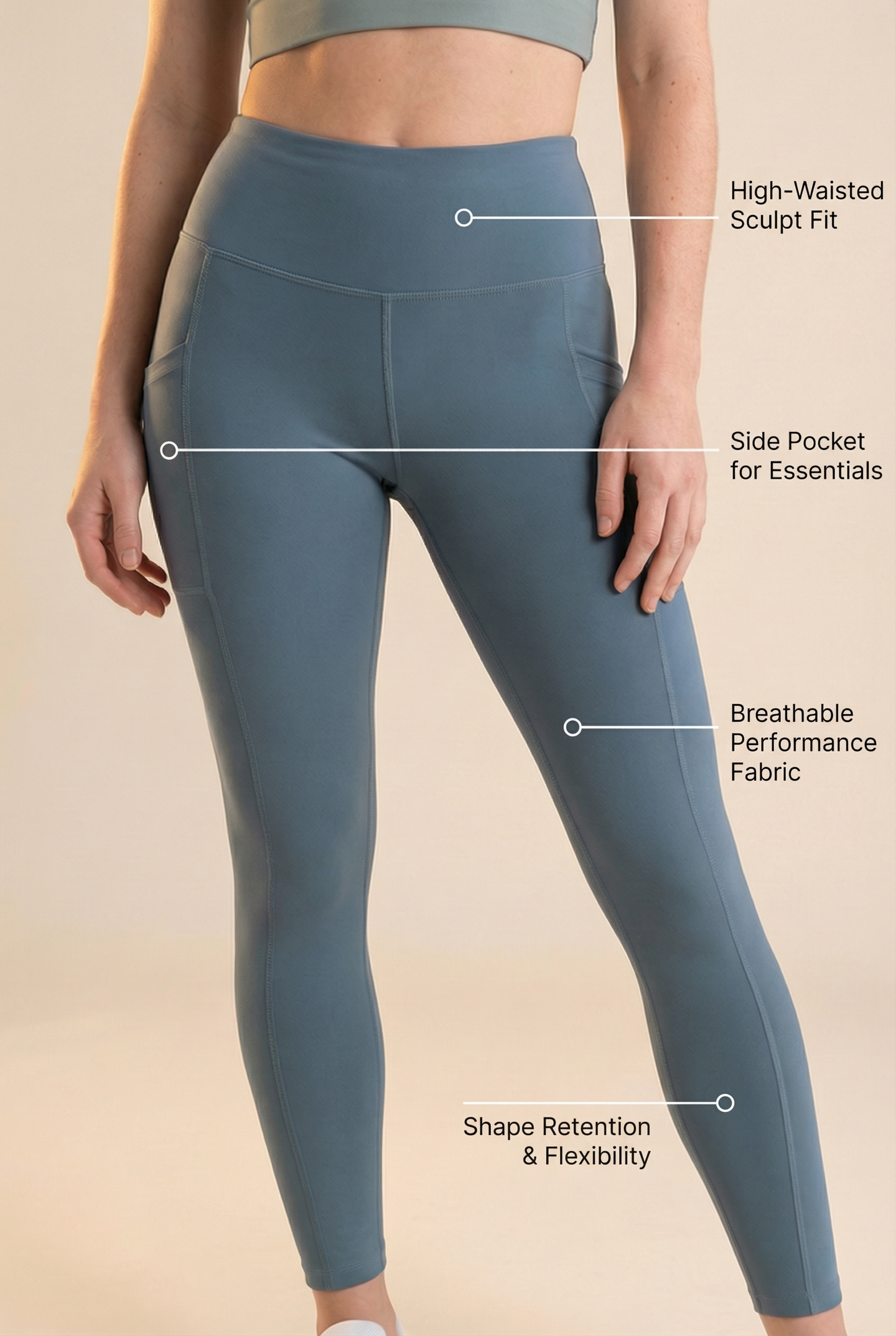 Contour Lift Pocket High-Waist Legging