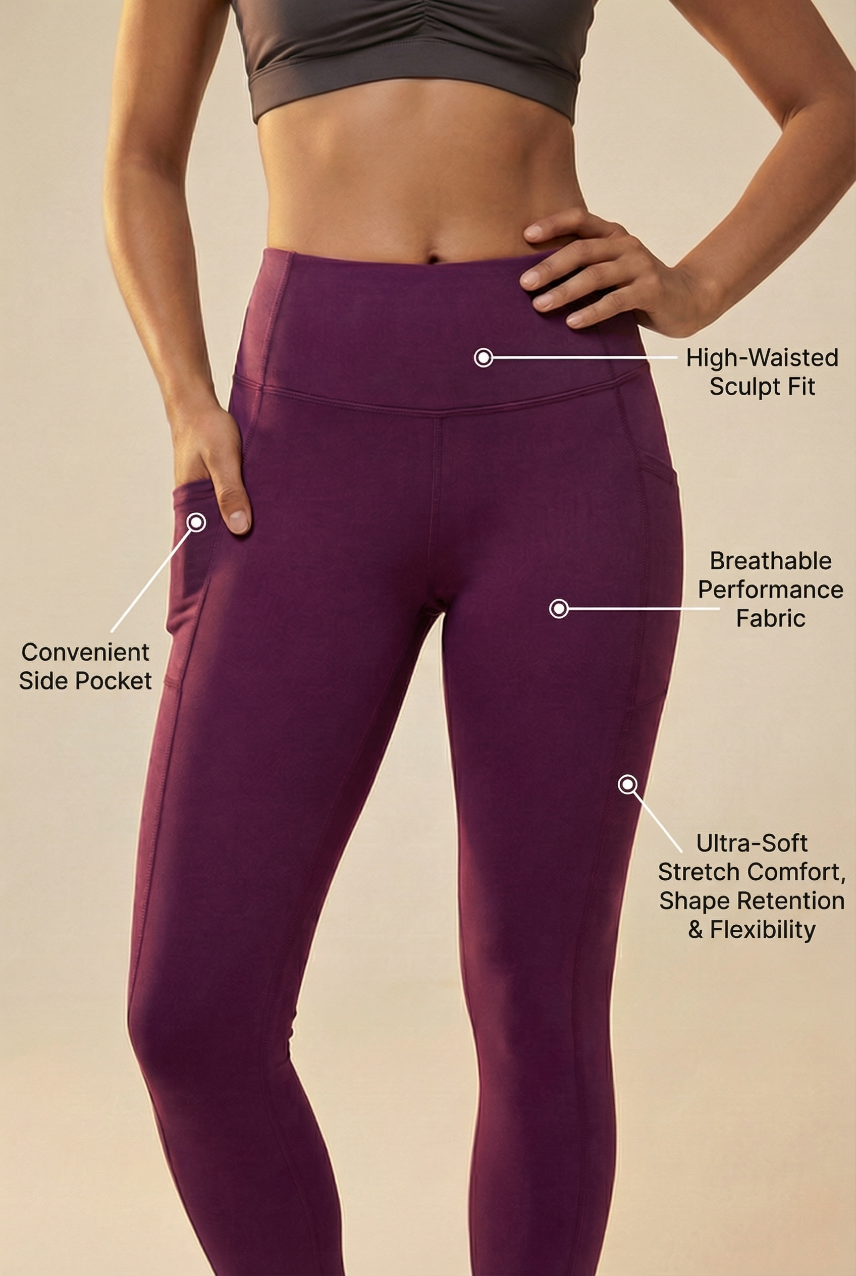 Contour Lift Pocket High-Waist Legging