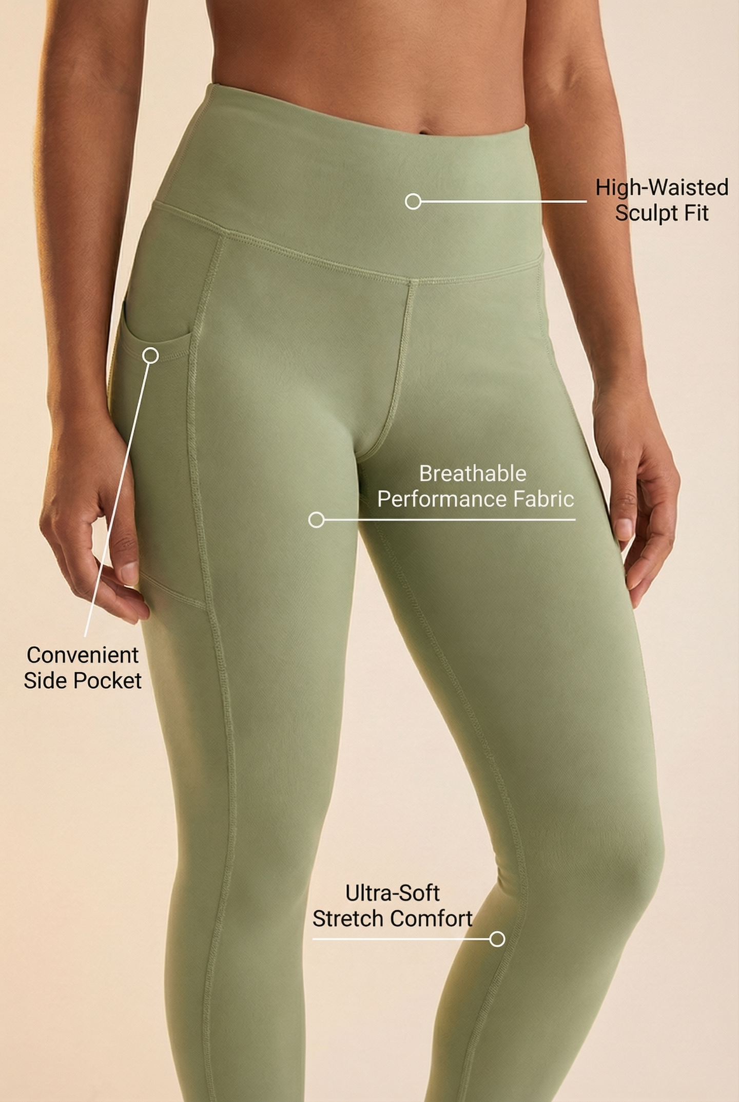 Contour Lift Pocket High-Waist Legging