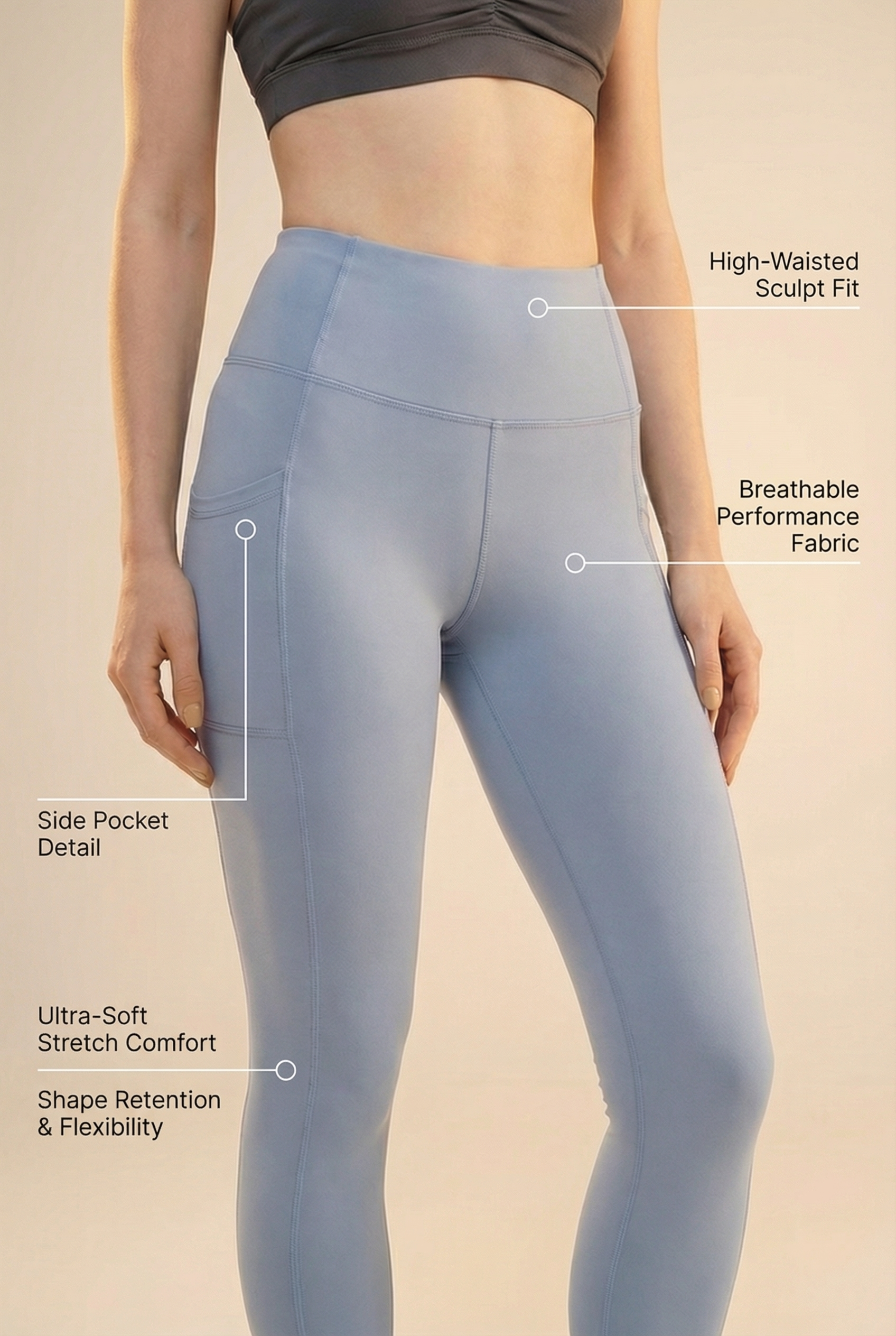 Contour Lift Pocket High-Waist Legging