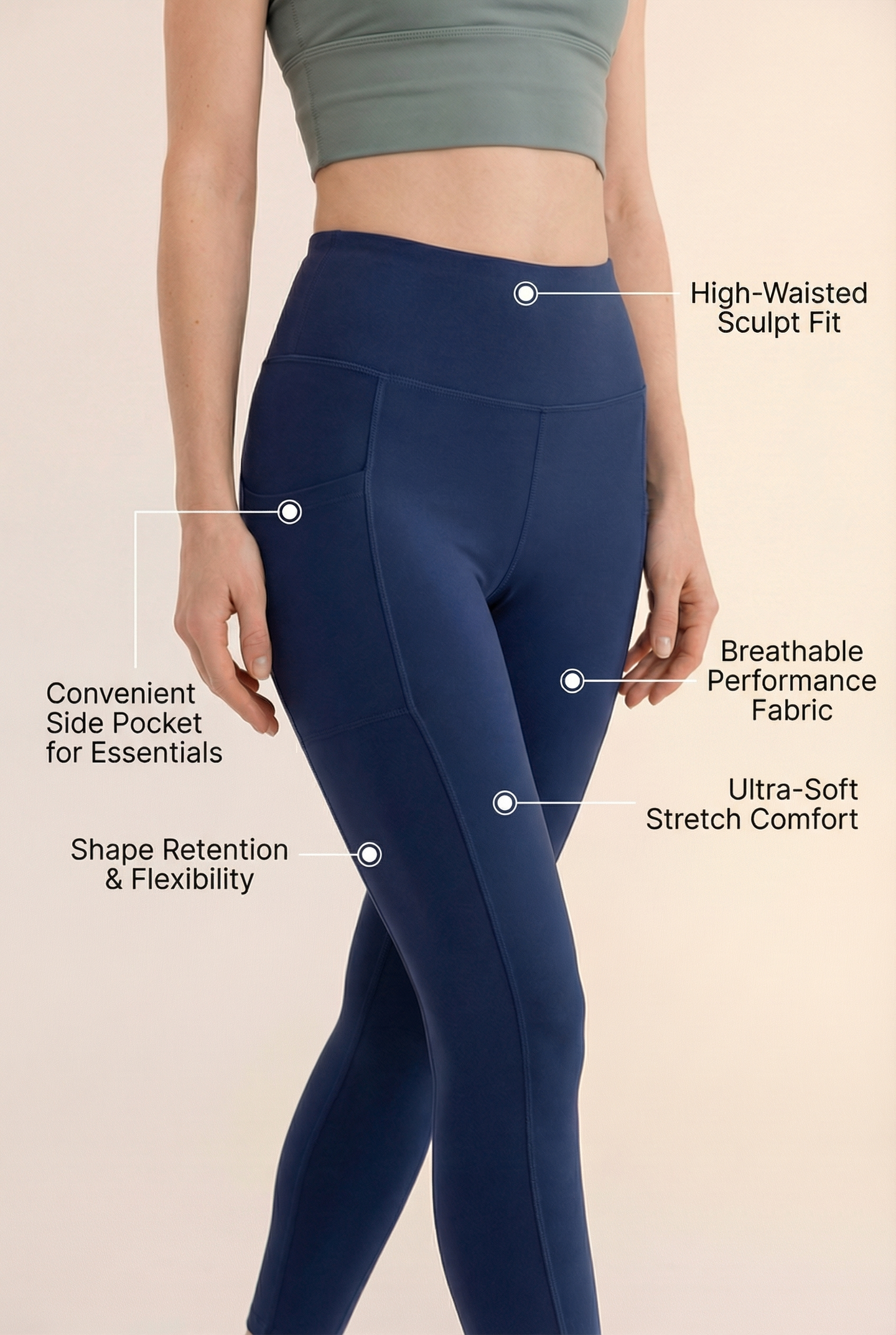 Contour Lift Pocket High-Waist Legging
